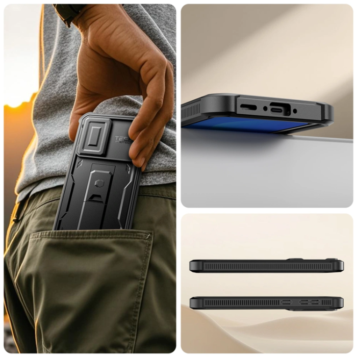 Tech-Protect - Tech-Protect Mobilskal För Galaxy A36/A37 5G Kevlar Cam Plus 2-Set - Svart