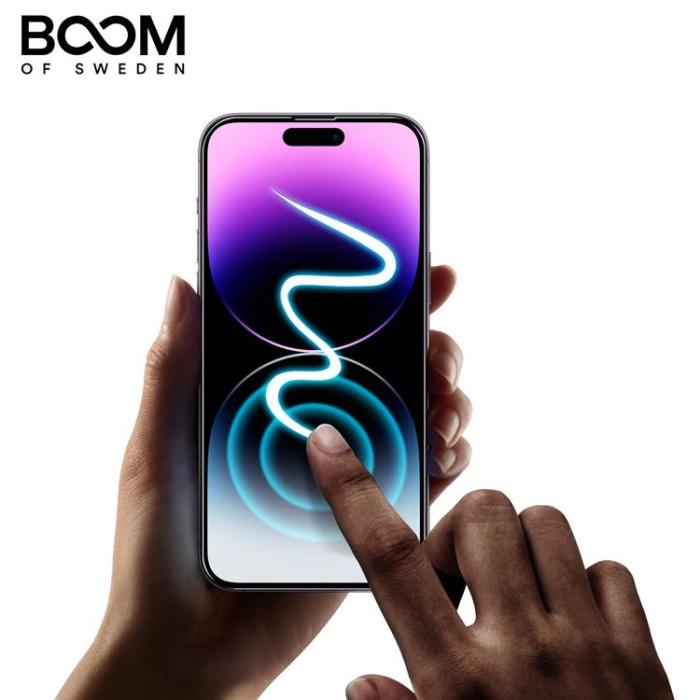 Boom of Sweden - LIVSTIDSGARANTI - BOOM iPhone 14 Pro Max Härdat Glas Skärmskydd - 2 Pack