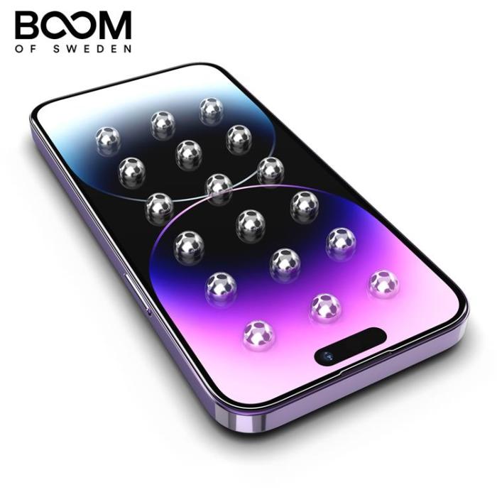Boom of Sweden - LIVSTIDSGARANTI - BOOM iPhone 14 Pro Max Härdat Glas Skärmskydd - 2 Pack