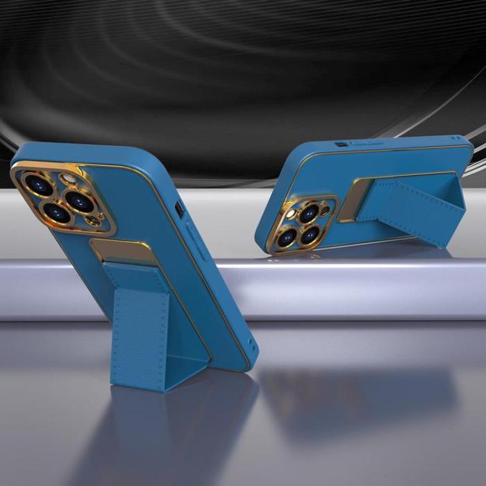 OEM - Galaxy A12 (2020/2021) Mobilskal Kickstand - Svart