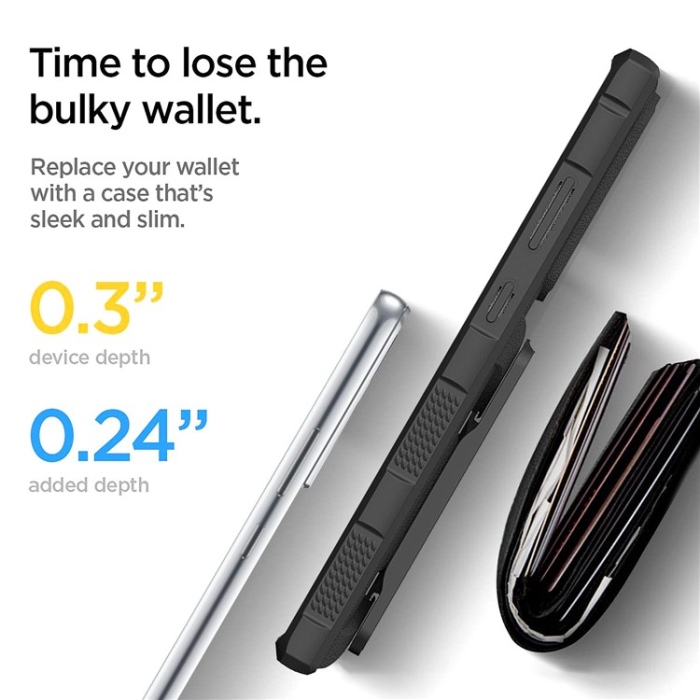 OEM - Galaxy S23 Plus Mobilskal Korthållare Kamera Slider - Svart