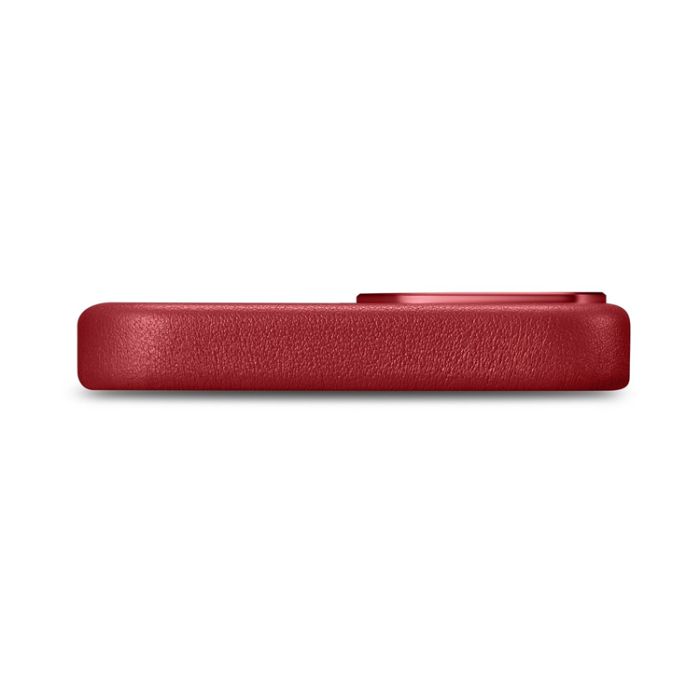 ICARER - iCarer iPhone 14 Skal MagSafe Äkta Läder - Röd