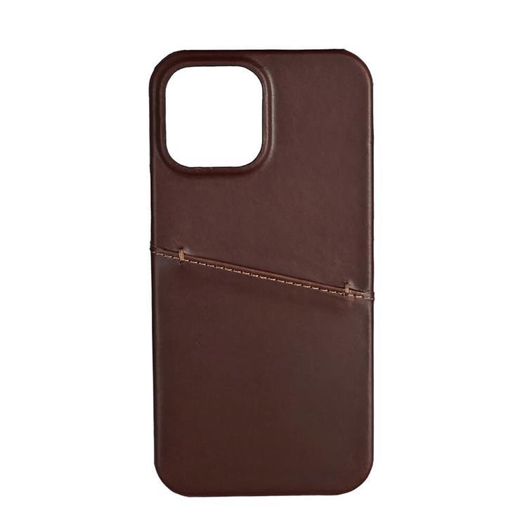 BUFFALO äkta läder Skal iPhone 13 Pro Max - Brun