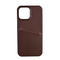 BUFFALO - BUFFALO äkta läder Skal iPhone 13 Pro Max - Brun