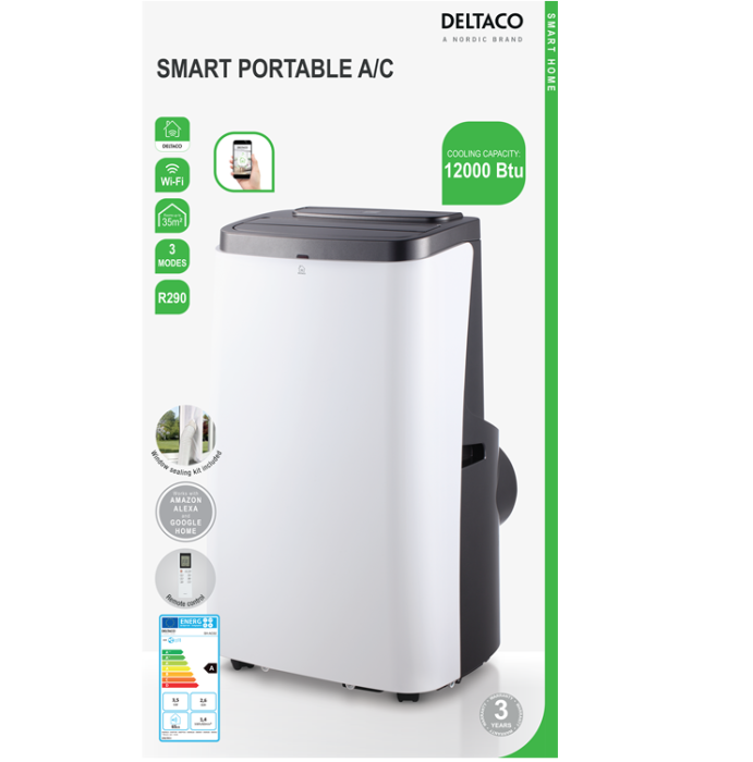 UTGATT1 - Deltaco Portable AC Kyla För Rum - Vit