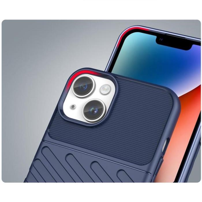 OEM - iPhone 15 Plus Mobilskal Thunder Armored - Blå