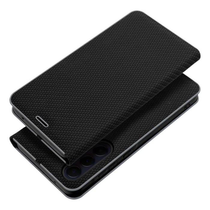 OEM - Galaxy XCover 7 Plånboksfodral Luna Carbon - Svart
