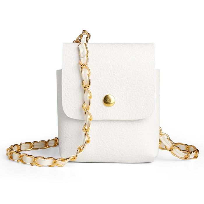 UTGATT1 - Galaxy Z Flip 4/Z Flip 3 Halsbandsfodral Crossbody - Vit