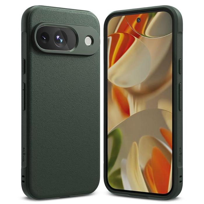 UTGATT - Ringke Google Pixel 9 Mobilskal Onyx - Mörkgrön