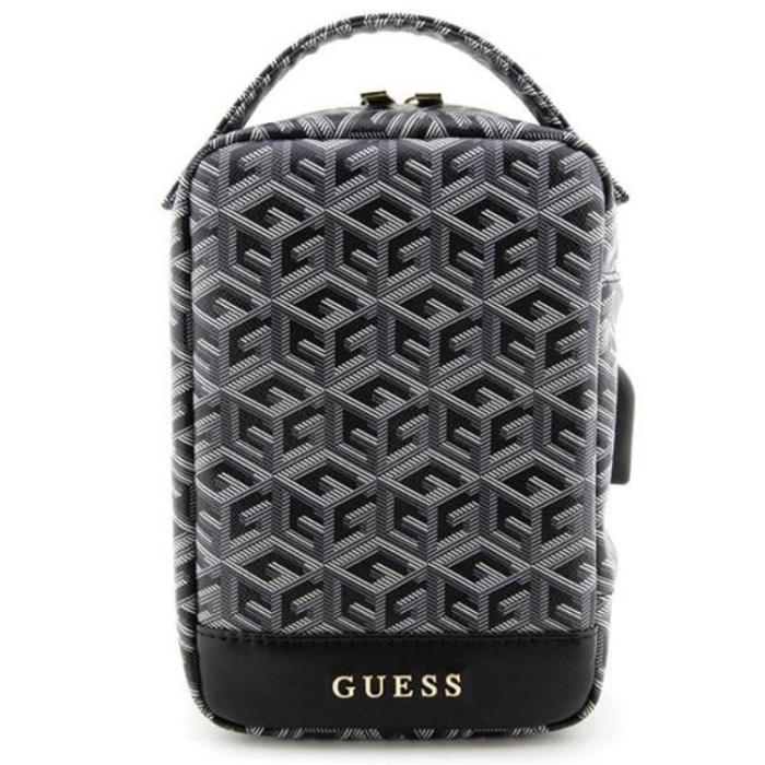 Guess - Guess Organizerväska GCube Stripe - Svart