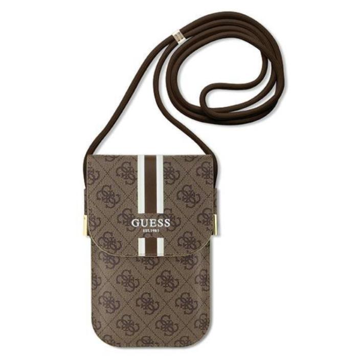 Guess - Guess Halsbandsfodral Stripes - Brun