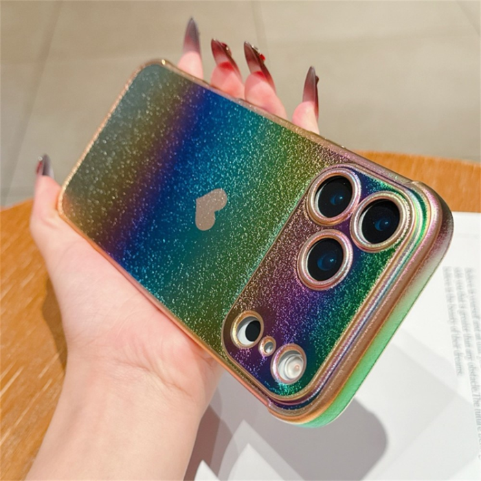 A-One Brand - iPhone 17 Pro Mobilskal Dazzling Color Electroplated TPU - Flerfärgad