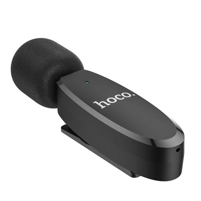 Hoco - HOCO Trådlös Lavaliermikrofon USB-C L15 - Svart