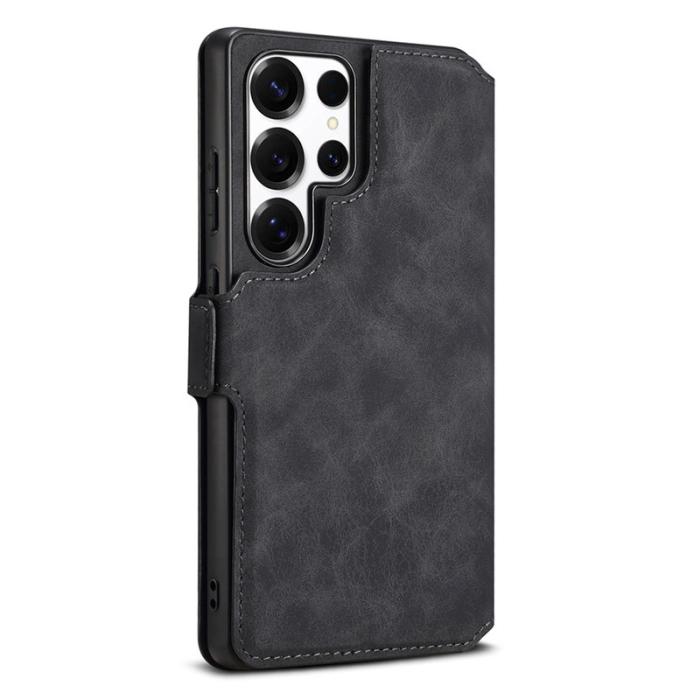 DENIOR - DENIOR B06 Samsung Galaxy S24 Ultra Plånboksfodral Konstläder + TPU - Svart