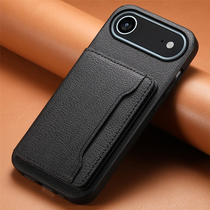 A-One Brand - Mobilskal till iPhone Air Korthållare Calf Kickstand Läder