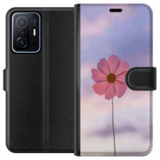 iSecrets - Pl&aring;nboksfodral till Xiaomi 11T med Rosa blomma