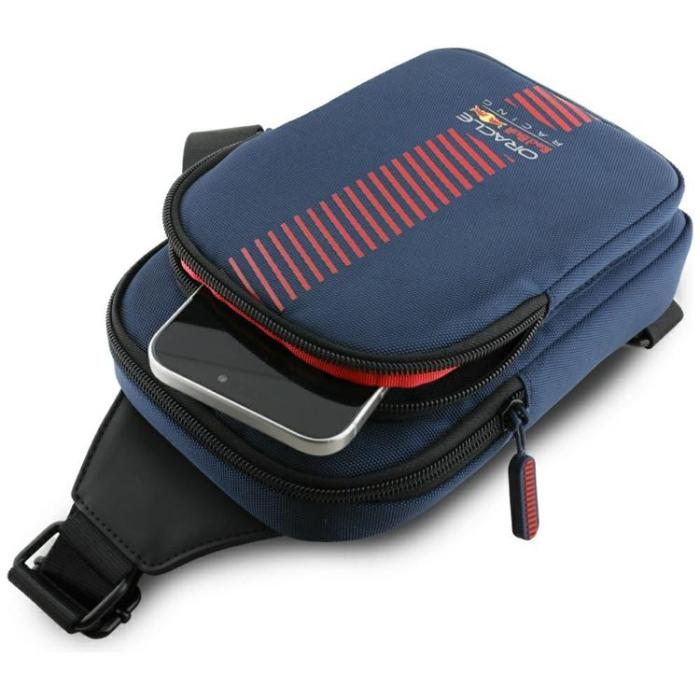 Red Bull - Red Bull Crossbody Mobilväska Nylon Powerbar - Marinblå