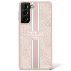 Guess - Guess Galaxy S23 Skal Printed Stripe - Rosa