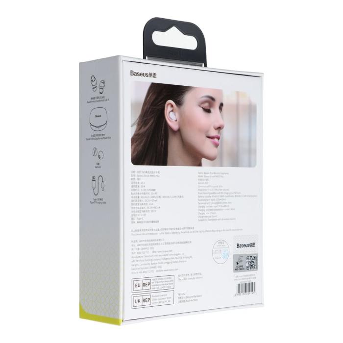 UTGATT1 - BASEUS Encok True Wireless Earphones WM01 Plus Lila