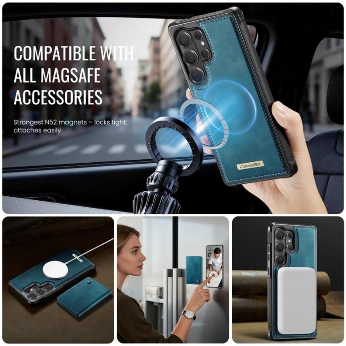 Caseme - CaseMe Mobilskal för Samsung Galaxy S26 Ultra Magnetiskt PC + TPU - Grön