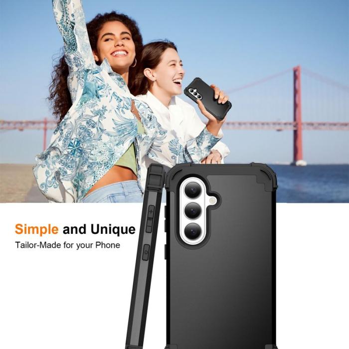 OEM - Mobilskal för Samsung Galaxy S26 Plus Stötbeständig PC + TPU - Svart