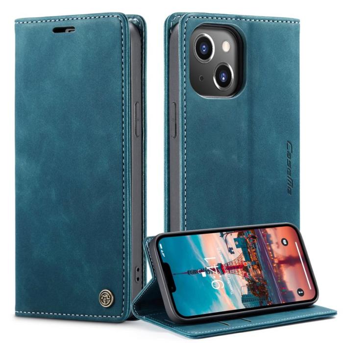 Caseme - CASEME 013 Flip Case för iPhone 14 Plus 6.7 tum Grön