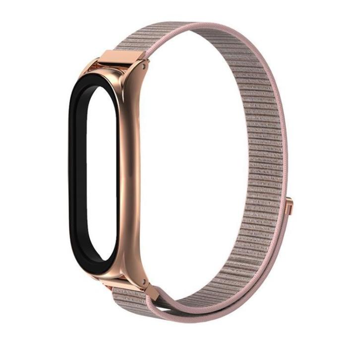 UTGATT - Xiaomi Mi Smart Band 7 Strap Nylon - Rose Guld