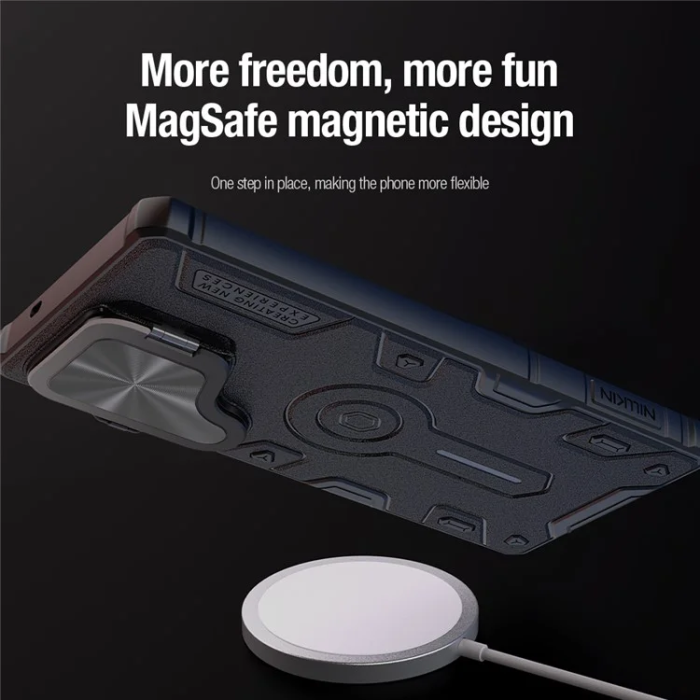 Nillkin - Nillkin Galaxy S25 Ultra Mobilskal Magsafe Camshield Armor Prop