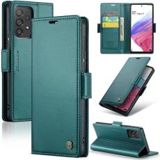 Caseme - CASEME Pl&aring;nboksfodral Konstl&auml;der f&ouml;r Samsung Galaxy A53 5G - Gr&ouml;n