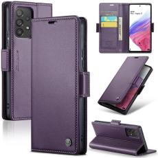 Caseme - CASEME Pl&aring;nboksfodral Konstl&auml;der f&ouml;r Samsung Galaxy A53 5G - Lila