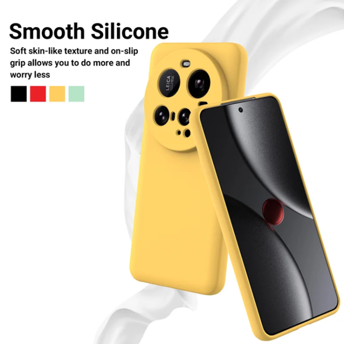 A-One Brand - Xiaomi 15 Ultra Mobilskal Liquid Silikon - Gul