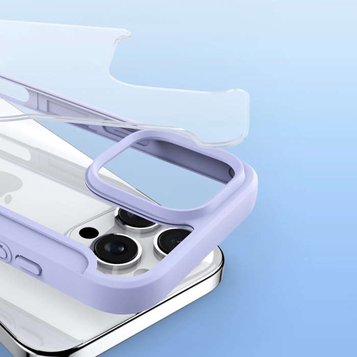 Dux Ducis - Dux Ducis iPhone 16 Pro Plånboksfodral Magsafe Skin X Pro - Lila