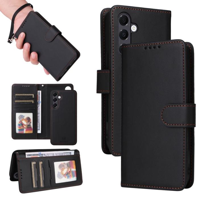 BETOPNICE - BETOPNICE Samsung Galaxy A16 Plånboksfodral - Detachable Konstläder - Svart