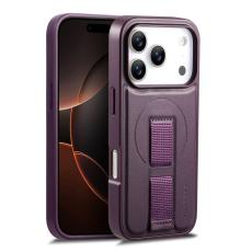 CASENEO - CASENEO iPhone 17 Pro Fodral Magnetiskt KonstL&auml;der - Lila