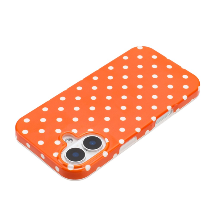 A-One Brand - iPhone 17 Mobilskal Dot Design Imd Tpu - Orange