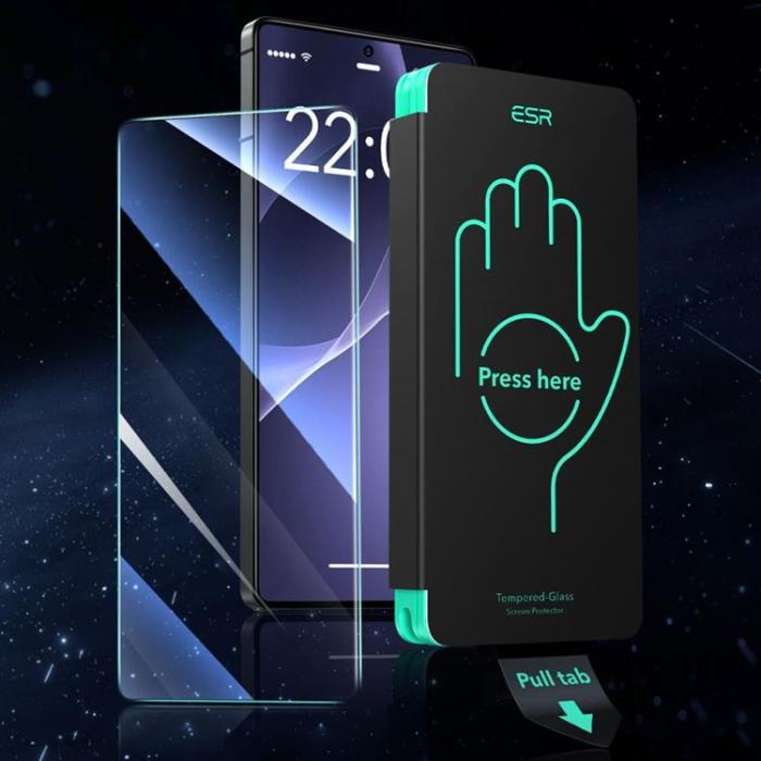 ESR - [2-Pack] ESR Galaxy S25 Ultra Härdat glas Skärmskydd - Clear