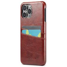 FIERRE SHANN - FIERRE SHANN iPhone 16 Pro Max Fodral - Waxy KonstL&auml;der - Brun
