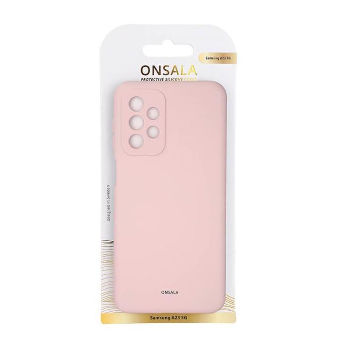 Onsala - ONSALA Galaxy A23 4G/5G Skal Silikon - Chalk Rosa