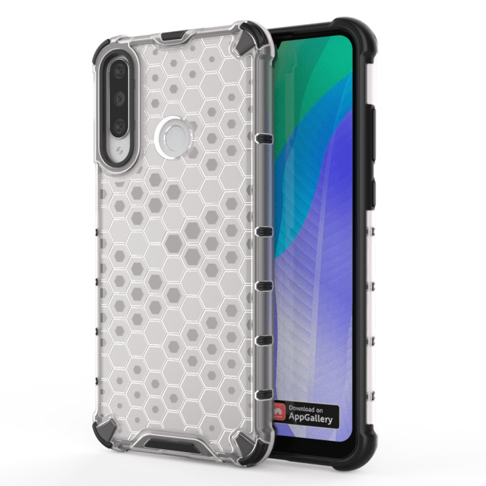 OEM - Honeycomb Armor Skal till Huawei Y6p transparent