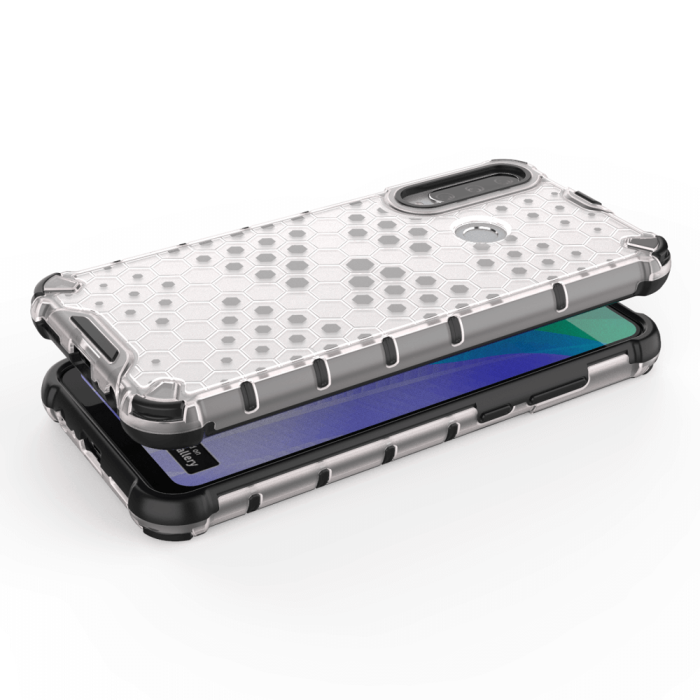 OEM - Honeycomb Armor Skal till Huawei Y6p transparent