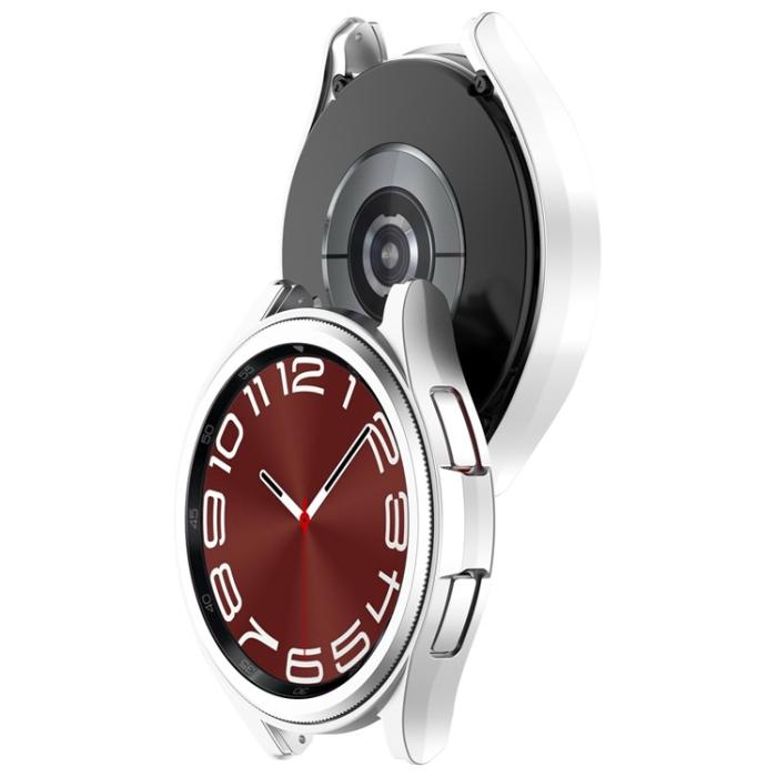 OEM - Galaxy Watch 6 Classic (43mm) Skal Hollowed-out - Silver