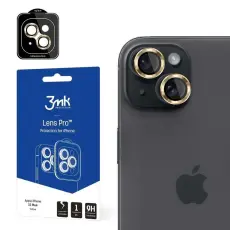 3MK - 3MK iPhone 15 Plus Pro - Gul  Kameralinskydd