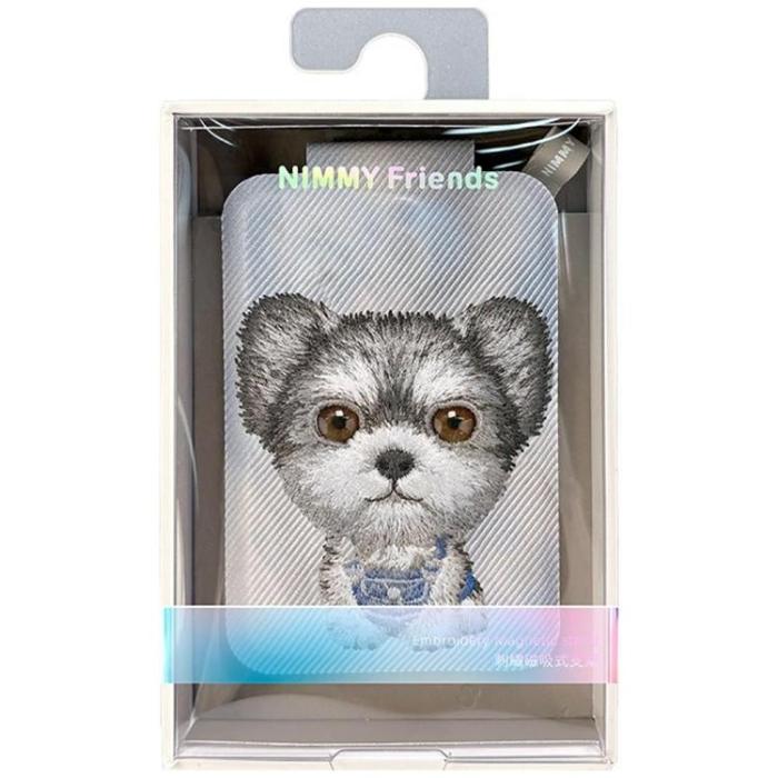 NIMMY - Nimmy MagSafe Korthållare och Mobilställ Big-Eye Cute Pets 2.0 Dog - Grå