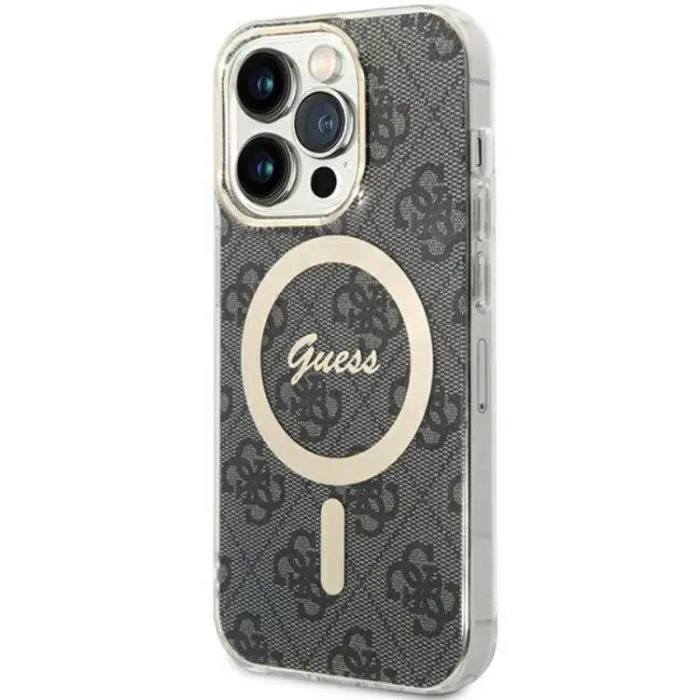 Guess - Guess iPhone 15 Pro Mobilskal Magsafe IML - Svart