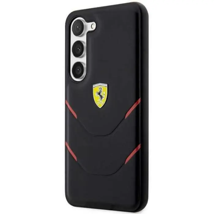 Ferrari - Ferrari Galaxy S23 Skal Hot Stamp Lines - Svart