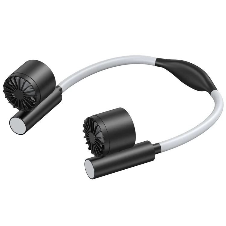 Bärbar USB-Hängande Minihalsfläkt - Svart | 264 | AlltMobil