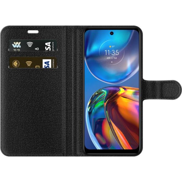 iSecrets - Plånboksfodral till Motorola Moto E32s med fejdande blommor
