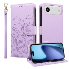 A-One Brand - iPhone Air Plånboksfodral RFID med handledsrem - Lila
