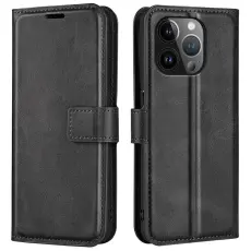 OEM - iPhone 15 Pro Max Plånboksfodral Calf Flip Folio - Svart