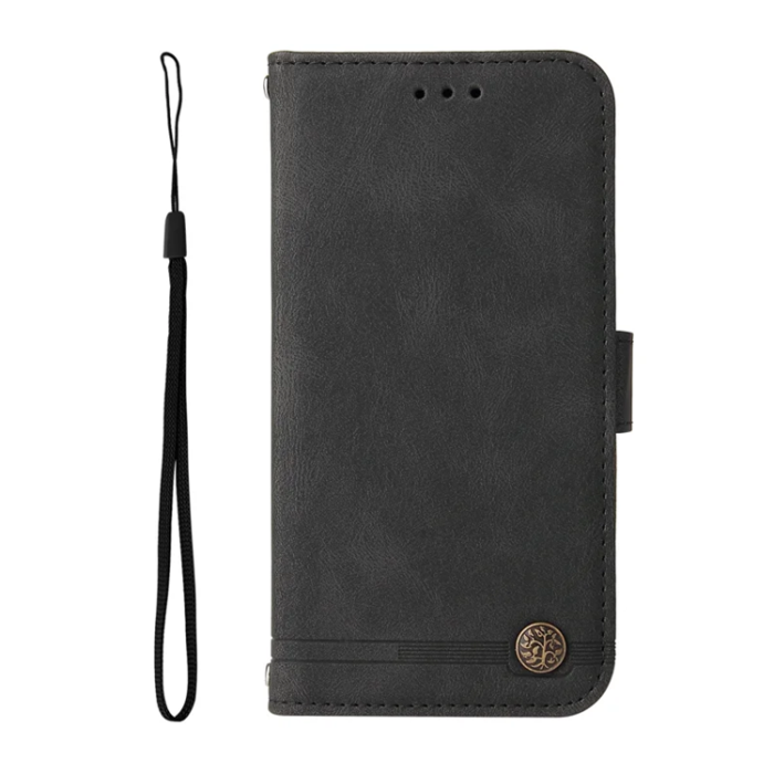 A-One Brand - iPhone 17 Pro Max Plånboksfodral Skin Touch med Rem